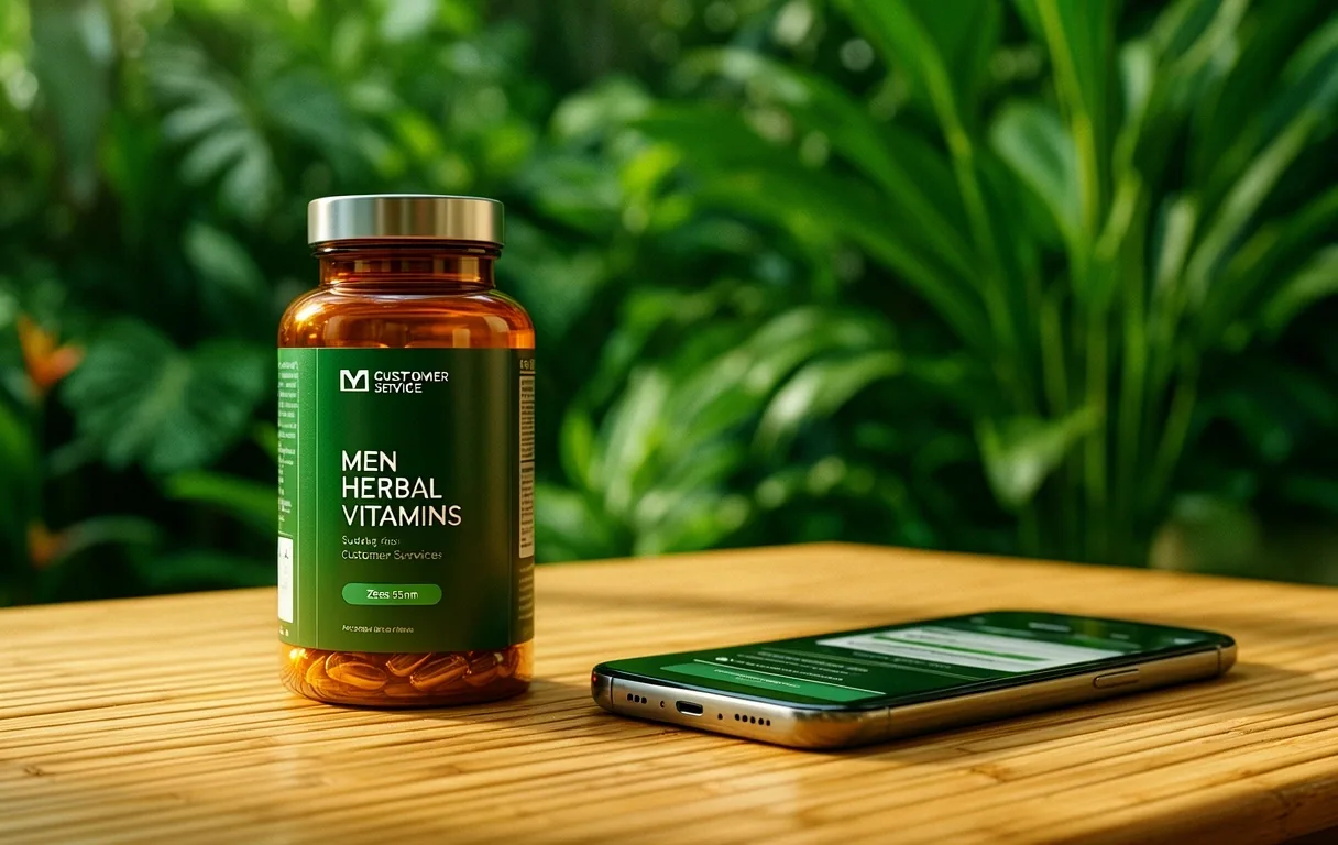 EnergiIndo premium supplement bottle in a natural Indonesian setting